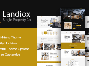 Landiox - Single Property WordPress Theme