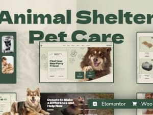 Kenneli - Animal Shelter & Pet Care Elementor Pro Template Kit