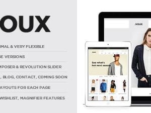 Voux Fashion Shopping Theme