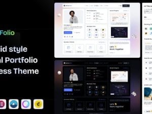 Bentofolio – Personal Portfolio WordPress Theme