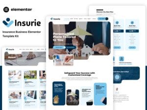 Insurie - Insurance Business Elementor Template Kit
