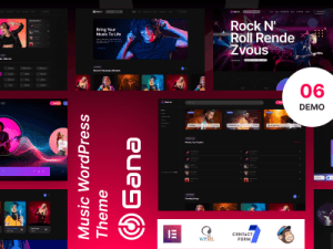 Gana - Music and Event WordPress Theme
