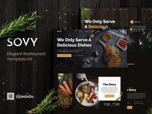 Sovy - Restaurant Elementor Template Kit