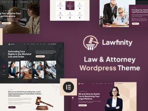 Lawfinity | Law and Attorney WordPress Theme