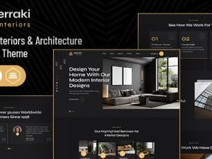 Merraki | Interiors & Architecture WordPress Theme