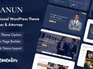 Canun - Lawyer & Attorney WordPress Theme