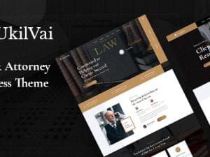 Ukilvai - Lawyer & Attorney WordPress Theme