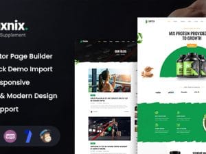 Suxnix - Health Supplement WordPress Theme